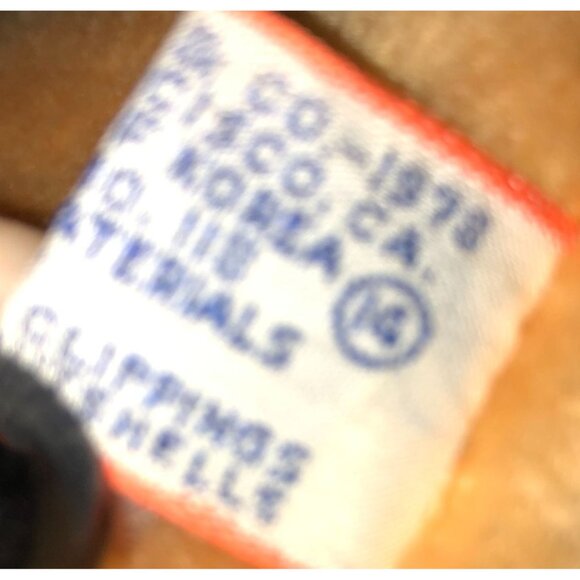 Vtg Omar the Camel Dakin Stuffed Animal 1978 Tan Single Hump Nut Shells 7"L - Picture 5 of 5